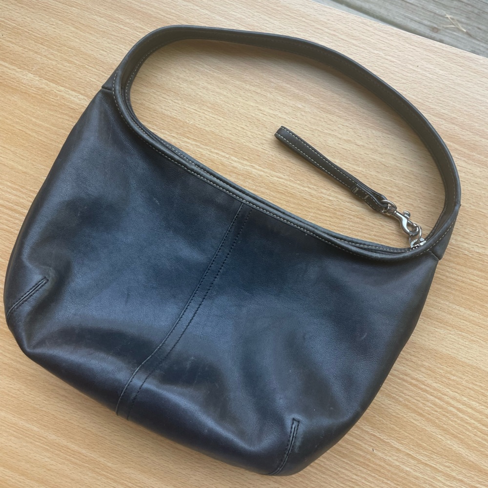 Vintage leather coach bag